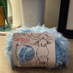 HiKoo Caribou BABY BLUE Yarn,100% Nylon,93 Yards,NEW